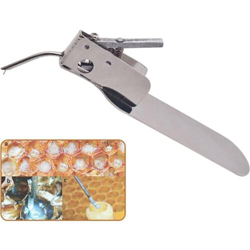 Stainless Steel Beekeeping Queen Rearing Moving Transferring Needle Master Grafting Tool for Grafting Honey Bee Larvae