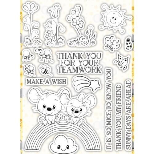 Rat Transparent Clear Silicone Stamp/Seal for DIY scrapbooking/photo album Decorative clear stamp A7163