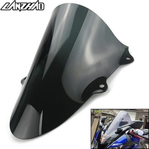 Motorcycle Windshield Windscreen PC Smoke Wind Deflector Motorbike Accessories For Yamaha YZF R15 V3 2017 2018 2019 2020