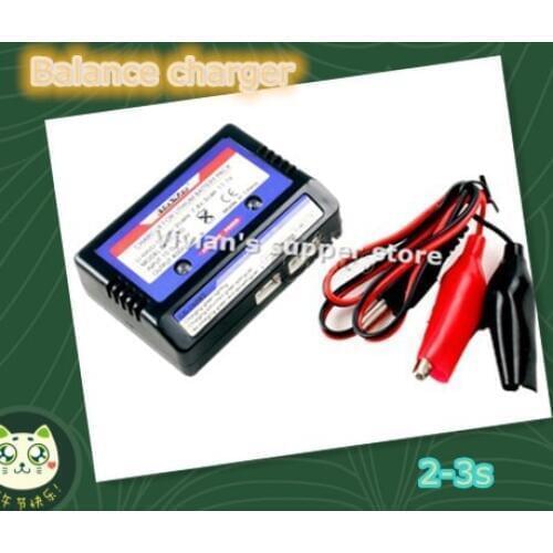 RC Battery Charger Balance charger for 7.4-11.V 2-3S 2S 3S Cells Li-PO Battery RC Car Airsoft Air Guns Free Shipping