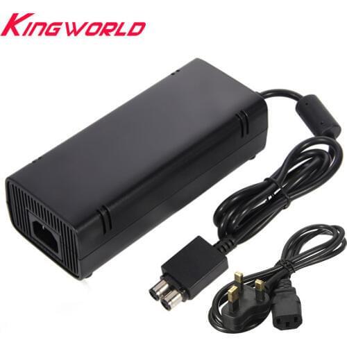 20pcs High quality UK Plug AC Adapter Charger Power Supply AC 110-240V for Microsoft Xbox 360 S Slim