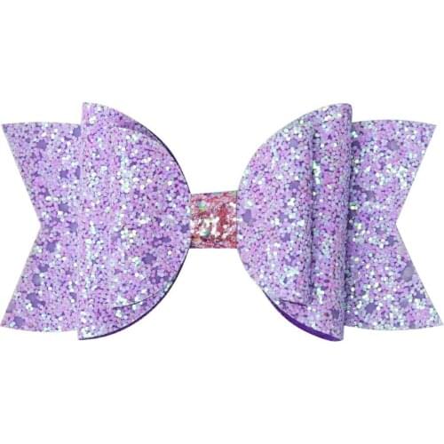 30Pcs Fashion 5 inch Large Mint Cheer Hair Bow chunky Ribbon Bows Hairpins With Alligator Clips Hair Accessories Chunky Glitter