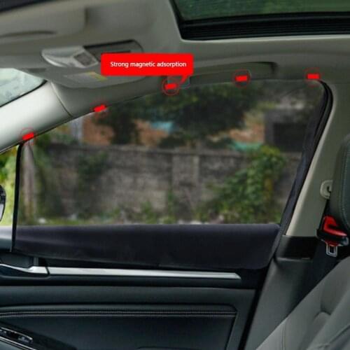 Car Sun Shade Side Window Sunshade Cover UV Protection Auto Magnet Curtain Summer Mosquito Mesh Dust Protection Car-cover