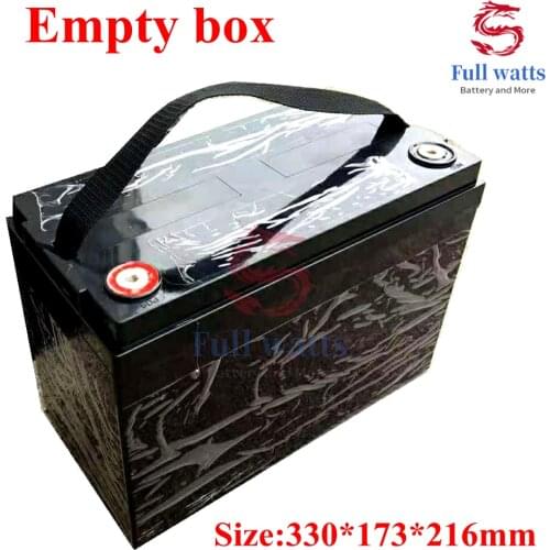 12V 24V 36V 48V 100Ah Customize Battery Pack Box for Build Battery Pack Black Box with Handle Empty Box for OEM Box