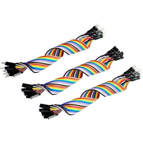 Dupont line 60pcs 20cm male to male + male to female and female to female jumper wire Dupont cable
