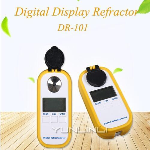 Sugar Degree Meter Digital Display Electric Portable Sugar Fruit Drink Sweetness Concentration Measuring Instrument DR-101