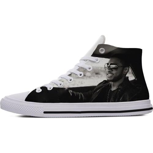 2019 Hot Cool Fashion Pop Funny Summer High Quality Sneakers Handiness Casual Shoes 3D Printed For Men Women Usher Raymond IV