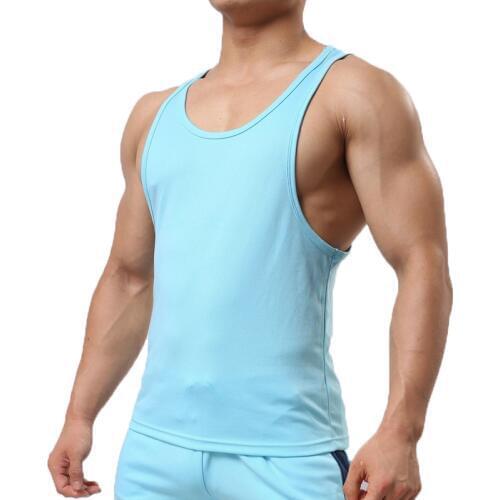 Mens Undershirts Sleeveless Cotton Tank Tops Camisetas Interior Hombre Gyms Muscle Bodybuilding Loose Causal T Shirts Sleepwear