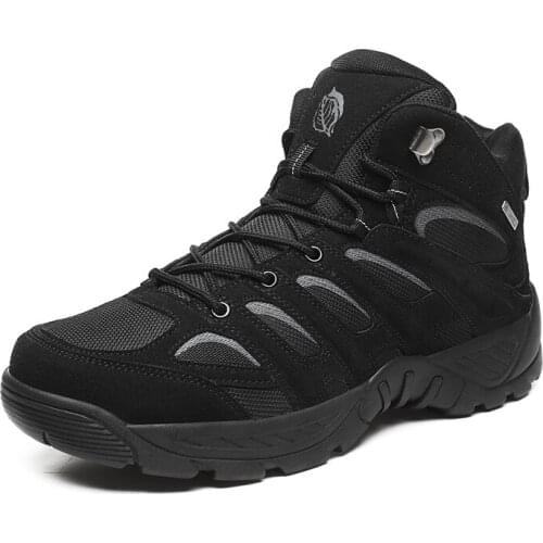 2021 Military Ankle Boots Men Outdoor Sport Tactical Combat Man Boots Army Hunting Work Boots for Men Shoes Casual Boots Hombre