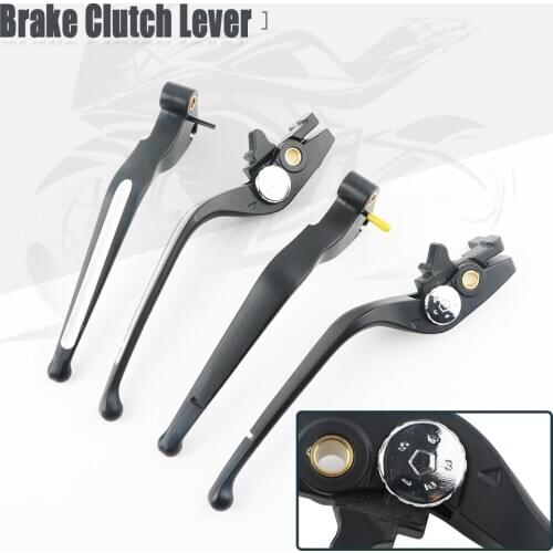 Motorcycle CNC Brake Clutch Levers Set for Victory Highball/Kingpin Boardwalk All Options Victory Vegas 8 Ball/Vegas Low Black