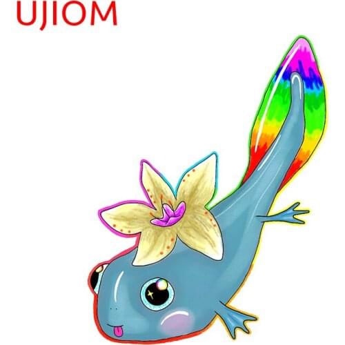 UJIOM Cartoon Wall Stickers Rainbow Tadpole Wallpaper Bedroom Decoration Waterproof Sticker Accessories Room Home Decor Decals