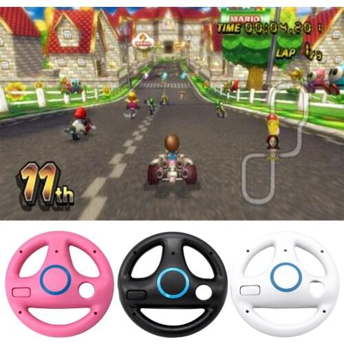 Brand New 3 Color 4 Suction Cup ABS Steering Wheel for Kart Racing Games Remote Controller Console with Automatic Rotation