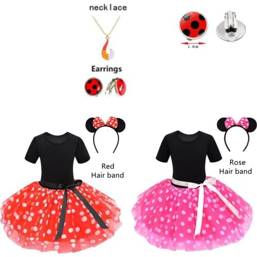 Redbug Girls Polka Dot Princess Dress Dress Fancy Children Carnival Party Clothing Halloween Costume Kids Anime Cosplay Dress