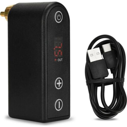 Professional Mini Wireless Tattoo Power Supply Battery Pack For Tattoo Machine LED Portable DC/RCA