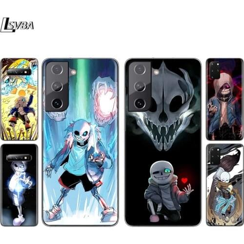 Undertale Sans Silicone Cover For Samsung Galaxy S21 S20 FE Ultra S10 S10E Lite S9 S8 S7 Plus Phone Case