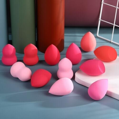 8pcs/lot Makeup Puff Don't Eat Powder Cosmetics Makeup Sponge Bigger in Water Beauty Egg Puff Maker send random Color and Shape