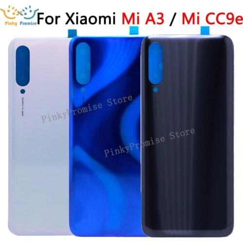Glass Back Battery Cover Back Panel Rear Door Housing Case for Xiaomi mi A3 for Xiaomi Mi CC9e battery cover
