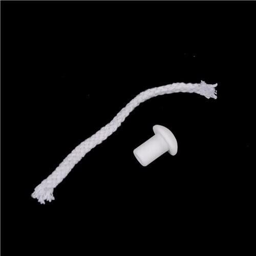 5Pcs Cotton Wick with Ceramic Holders Oil Lamp Kerosene Burner Stove for Wine Bottle Alcohol Cotton Wick