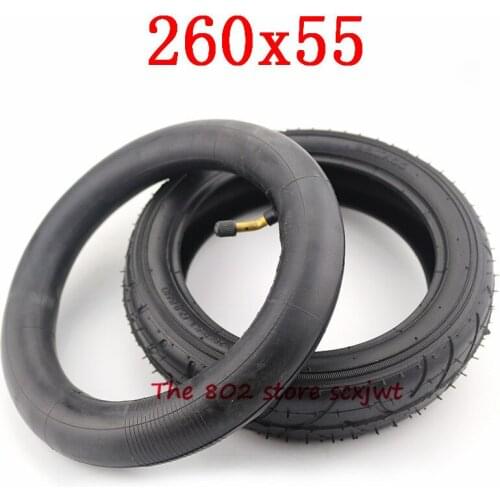 Good quality 260x55inner and outer tire 260*82 tube tyre fits Children bicycle, baby trolley, folding baby cart,electric scooter