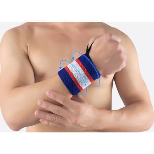 1pc Wrist Support Women Men Elastic Anti Sprain Forearm Wrap Belt Hand Strap Protector Gym Weight Lifting Fitness Wrist Support