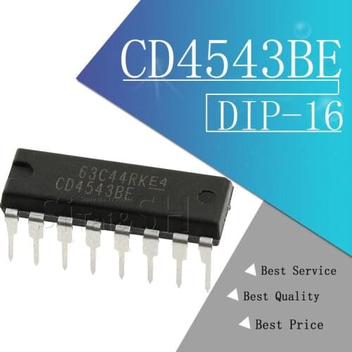 10pcs/lot CD4543BE DIP CD4543 new original