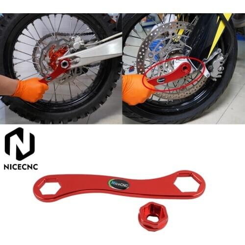 24X27X32mm CNC Front Rear Axle Wrench Spanner Spindle Wheel Nut Tool For Beta 125-520 RR RR-S 2005-2021 Xtrainer 300 2015-2021