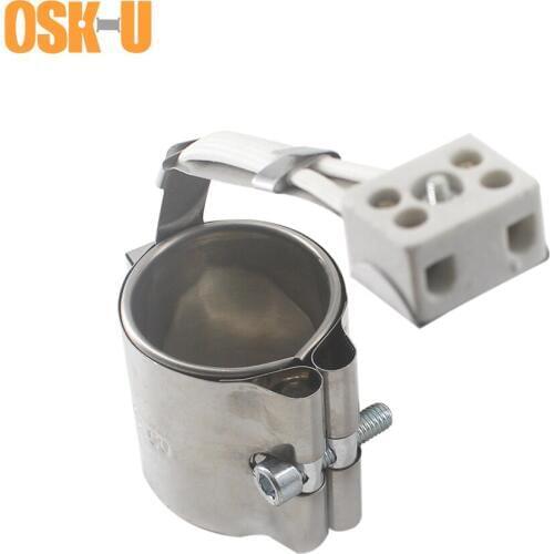 55mm ID Ceramic Band Heater 30/35/40/45mm Height Stainless Steel Injected Mould Heater Element Wattage 160W/180W/210W/230W