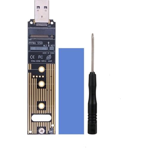 NVME M2 To USB Adapter NGFF M2 Adapter Protocol NVME PCIE SSD Converter Card