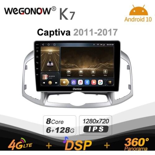 Ownice K7 6G+128G Ownice Android 10.0 Car Radio for Chevrolet Captiva 2011 - 2017 GPS 2din 4G LTE autoradio 360 SPDIF 1280*720