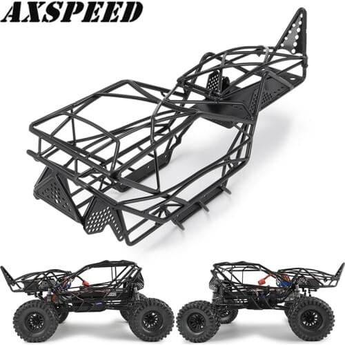 AXSPEED RC Car Body Frame Metal Roll Cage Chassis Frame for 1/10 RC Rock Crawler TRX4 RC Climbing Car Accessories