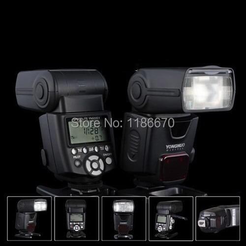 Free Ship + Diffuser Yongnuo YN500EX YN-500EX YN-500 YN500 EX Wireless TTL 1/8000s Flash Speedlite For Canon Digital SLR Camera