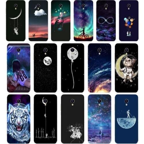 67 Star Moon Space Astronaut Funny gift Soft Silicone Tpu Cover phone Case for Meizu M5 M5C M5S M6 M6T M6C M6 Note Case