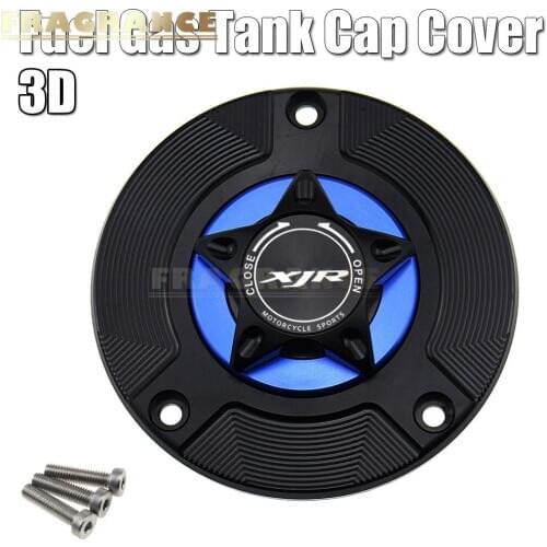 CNC Aluminum Keyless Motorcycle Accessories Fuel Gas Tank Cap Cover for YAMAHA XJR1200 1994-1997/ XJR1300 1998-2010