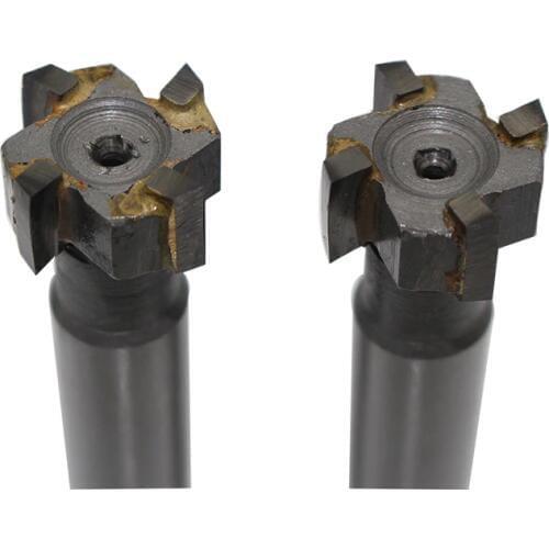 2pcs 16mm * 8mm 4Flute alloy straight shank T-slot milling cutters used in milling metal processing cnc Milling Machine Tool