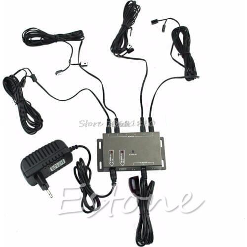 IR Remote Extender 8 Emitters 1 Receiver Infrared Repeater System Kit EU Whosale&Dropship