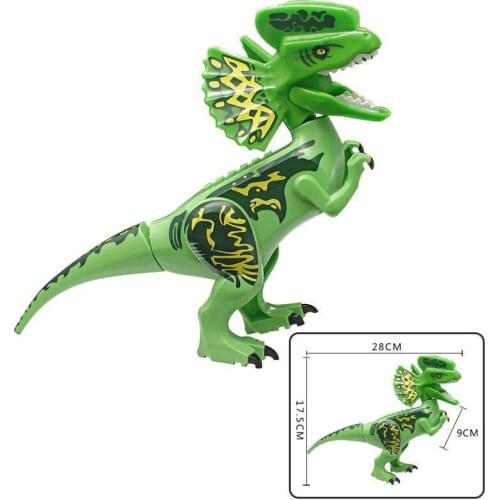 Jurassic Big Dinosaur Building Blocks Toys Park Compatible Major Brand Gifts Simulation Animal Rex Raptor