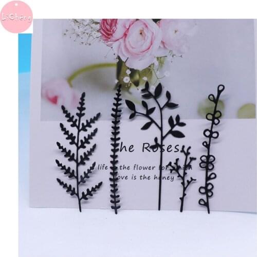 Branch Metal Cutting Dies Scrapbooking Photo Album Cards Making Craft DIY Stencil Clear Stamps and Slimline Card Dies