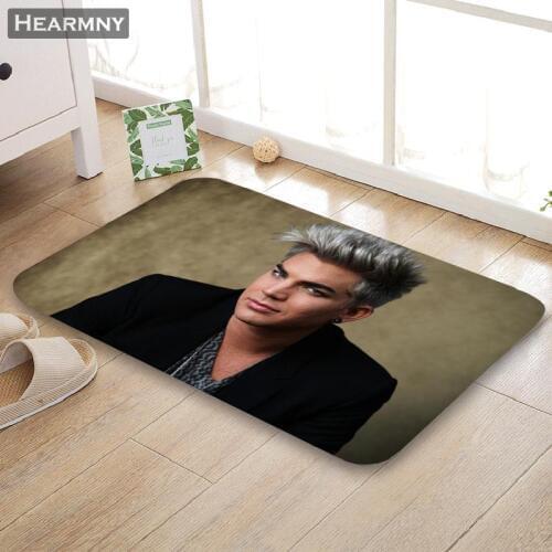 Nice Adam Lambert Doormat Outdoor Floor Mat Home Creative Mat Super Soft Absorbent Bathroom Door Entrance Mat 40X60cm,50x80cm