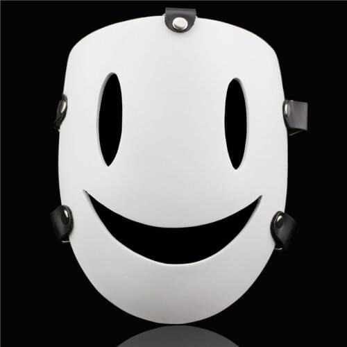 New Tenkuu Shinpan/ High-rise Invasion Masks Cosplay Mask White Mask Japanese Samurai Costume Props Terror Halloween Party
