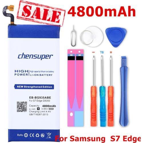 NEW 4800mAh EB-BG935ABE Replacement Battery For Samsung Galaxy S7 Edge G9350 G935 G935F G935A G935V G935P G935T G935R4