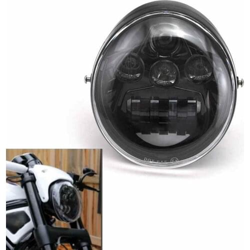 For V Rod VRSCF VRSC VRSCR 2002-2017 60W Vrod LED Front Headlight HI/Low Beam Motorcycle Headlamp