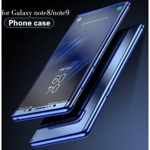 Plating Ultra thin Soft TPU Phone Case For Samsung Galaxy Note 9 8 Cover Shell For Samsung Note8 9 Luxury Protective Cover