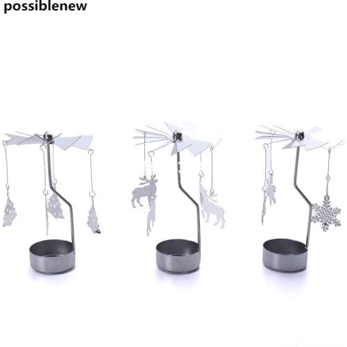 Possiblenew Decorative Metal Candlesticks