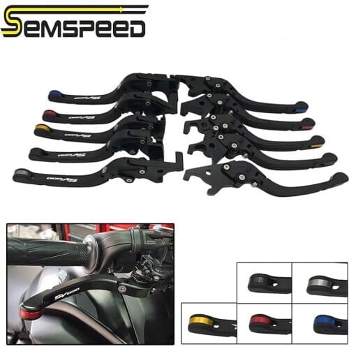 SEMSPEED SV650 logo Accessories For SUZUKI SV650/X SV 650 2016 2017 2018 2019 2020 Motorcycle New Foldable Brake Clutch Levers