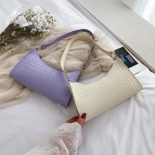 Women Solid Color PU Leather Handbags Totes Fashion Lady Daily Shopping Shoulder Bags Youth Ladies Simple Versatile Bag Purse