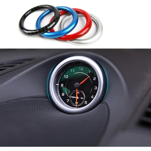 Car Clock Decoration Ring for Porsche New Cayenne Macan Palamela 911 Modified Stopwatch Compass Ring Sticker Decoration Ring