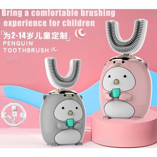 Smart 360 Degree Electric Childrens Toothbrush Xiaomi Wireless Charging Ultrasonic Childrens Toothbrush Kids Teeth Whitening