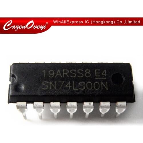 100pcs/lot 74LS00 74LS02 74LS04 74LS08 74LS07 74LS10 74LS11 74LS14 74LS30 DIP-14