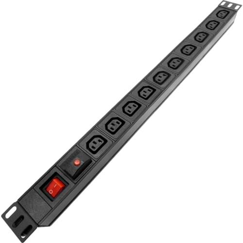 10AC C13 Output Aluminum alloy Power Strip socket Portable installation overload protection Adapter EU UK US AU C14 PLUG 4000W