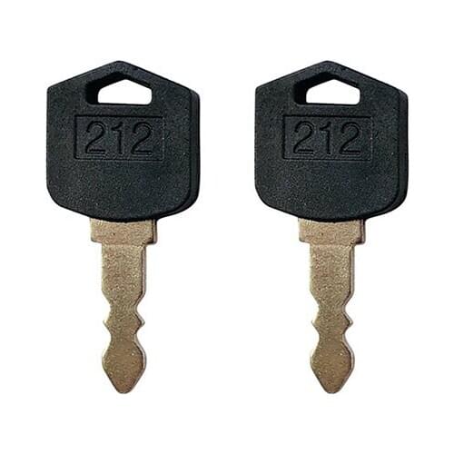 2PCS 212 D554212 Ignition Key For Various Doosan Daewoo Forklift D25 D35 G25 G35 212 Most Brand of Heavy Equipments